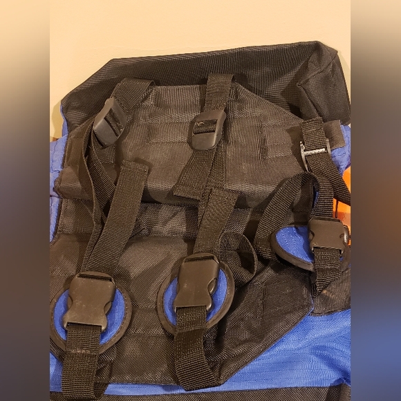 Outward Hound Backpack Breathable Pet Dog Adjustable Carrier Black Blue - Picture 4 of 6